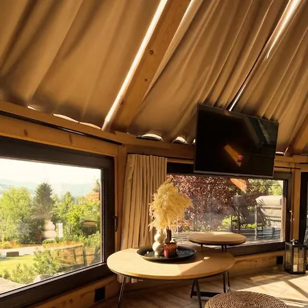 Apartmán Osada Poli - Panoramiczny Nr 2 Z Prywatna Balia I Hydromasazem Koniaków